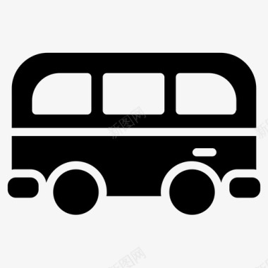 巴士汽车运输图标