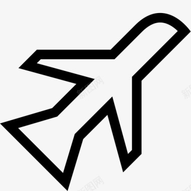 飞机旅行ios基本图标图标