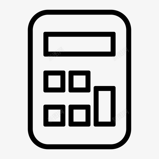 计算器计算计数svg_新图网 https://ixintu.com 计算 计算器 计数 枚举 数学 网页 设计开发 用户界面