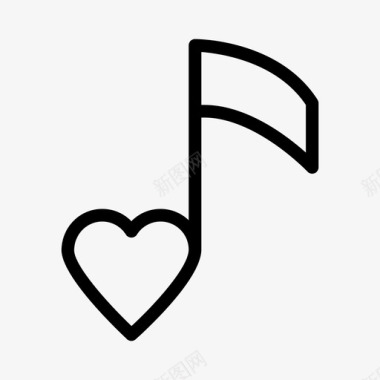 爱音乐最爱心图标