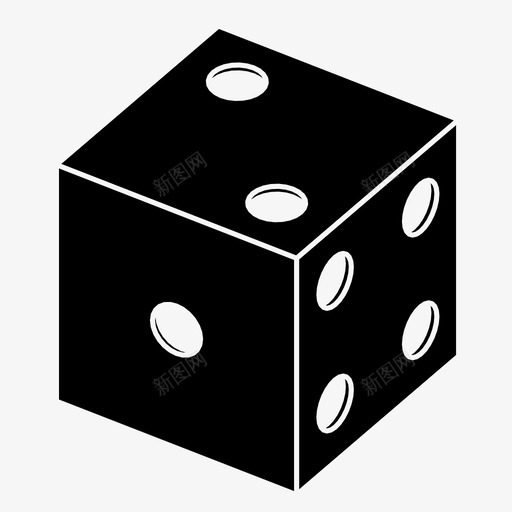 骰子棋盘游戏幸运svg_新图网 https://ixintu.com 游戏 棋盘 幸运 骰子 数字