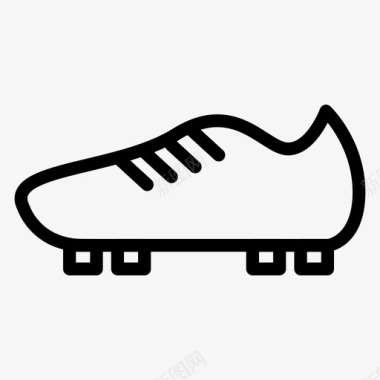 足球鞋鞋足球靴图标