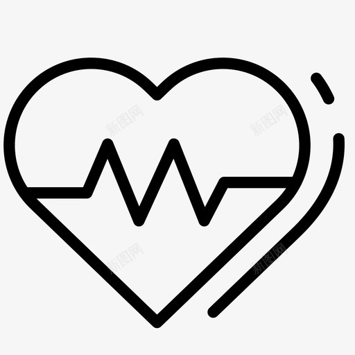 心脏图心脏图图像心跳svg_新图网 https://ixintu.com 心脏 图像 心跳 脉搏 心律