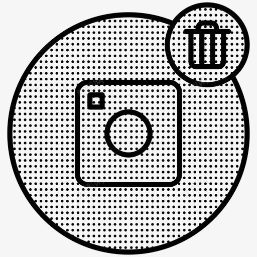 删除照片删除相机点svg_新图网 https://ixintu.com 删除 照片 相机