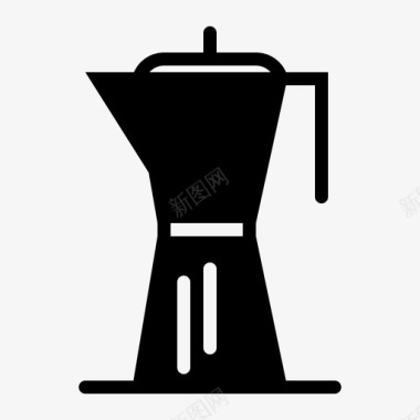 咖啡壶罐壶图标