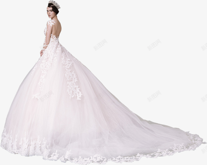 婚纱女png免抠素材_新图网 https://ixintu.com 婚纱