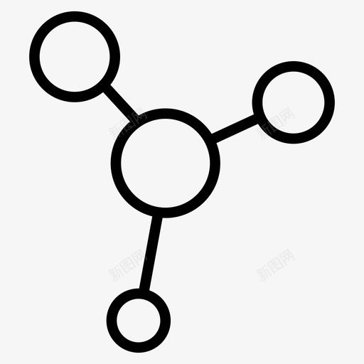 原子连接电子svg_新图网 https://ixintu.com 原子 连接 电子 分子 科学 牙科 医疗 线图 图标