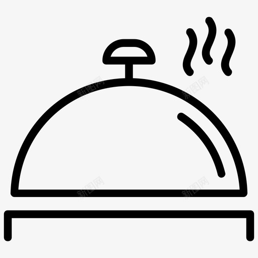 餐具柜厨师盘子桌铃svg_新图网 https://ixintu.com 盘子 服务 餐具柜 厨师 桌铃 食品 维护 图标