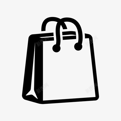 购物袋买礼物svg_新图网 https://ixintu.com 购物袋 礼物