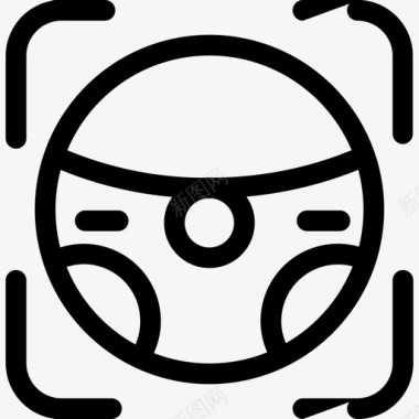 方向盘调节图标
