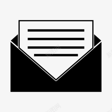 邮件收件箱邀请信件图标