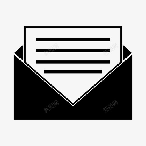 邮件收件箱邀请信件svg_新图网 https://ixintu.com 邮件 收件箱 邀请 邀请信 信件 用户界面 网页设计 图标 字形