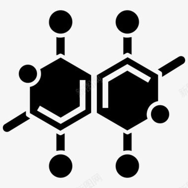 分子键键化学键图标