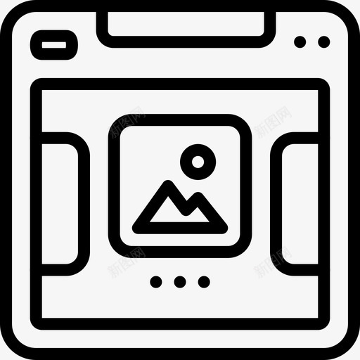 网站和用户界面设计浏览器图库svg_新图网 https://ixintu.com 用户 界面设计 网站 浏览器 图库 照片 圆线 图标 用户界面 工作流
