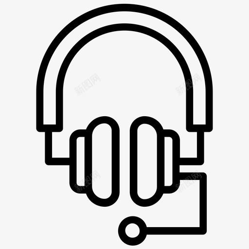 耳机csr客户服务svg_新图网 https://ixintu.com 耳机 客户服务 客户 支持 硬件 设备 维护 服务 图标