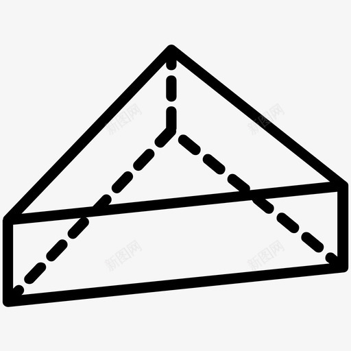 三角形二维设计二维形状svg_新图网 https://ixintu.com 形状 二维 三角形 设计 三维设计 三维 几何 几何形 五边形 线条 图标