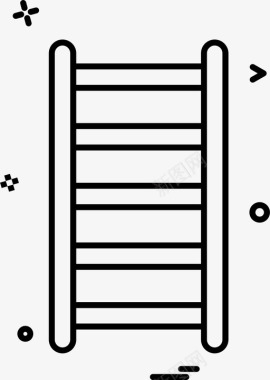 梯子五金器具劳动力图标