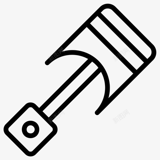 铁锹挖掘铲园艺工具svg_新图网 https://ixintu.com 铁锹 工具 挖掘 园艺 铲子 汽车服务 线图 图标