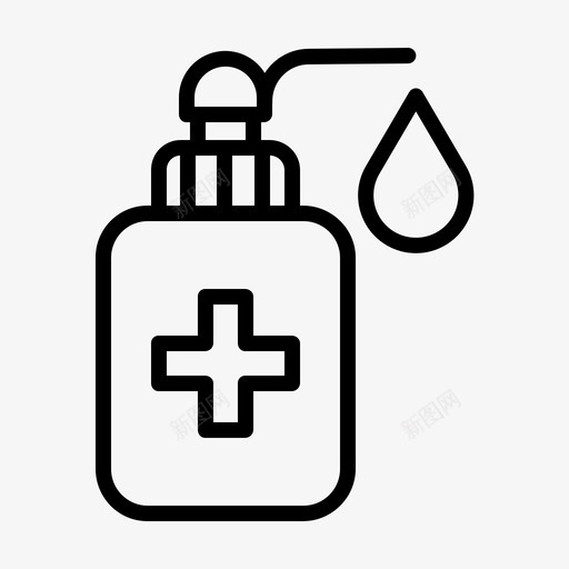 乳液清洁剂卫生用品svg_新图网 https://ixintu.com 乳液 清洁剂 卫生用品 肥皂 皂液 医疗用品