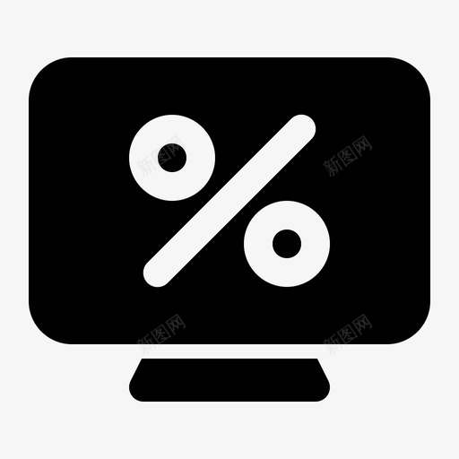 电脑黑色星期五折扣svg_新图网 https://ixintu.com 电脑 黑色 星期五 购物 折扣 笔记本 字形