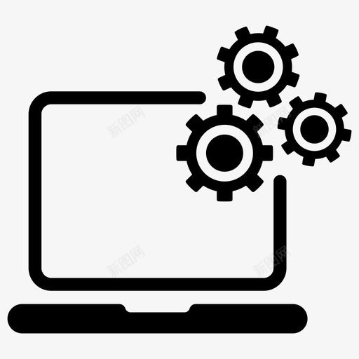 技术支持笔记本电脑在线支持svg_新图网 https://ixintu.com 技术支持 笔记本 电脑 在线 支持 维修 设置 技术 帮助 客户