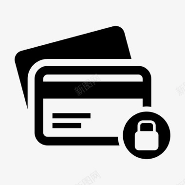 安全支付卡信用卡图标