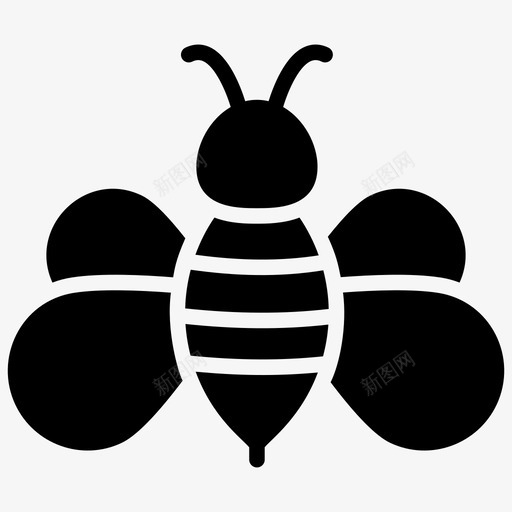 蜜蜂大黄蜂卡通蜜蜂svg_新图网 https://ixintu.com 蜜蜂 大黄蜂 卡通 苍蝇 昆虫 养蜂 元素 雕文 图标