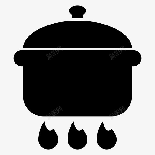 煮沸烹饪热svg_新图网 https://ixintu.com 煮沸 烹饪 厨房