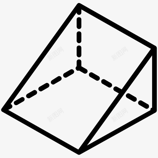 棱镜二维设计二维形状svg_新图网 https://ixintu.com 形状 二维 棱镜 设计 三维设计 三维 几何 几何形 五边形 线条 图标