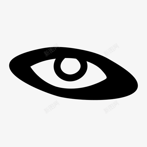 眼睛绘画眼线svg_新图网 https://ixintu.com 眼睛 绘画 眼线 外观 化妆