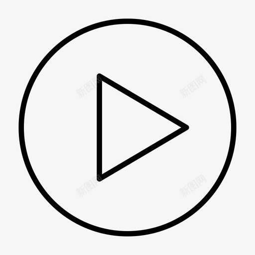 播放按钮开始音乐svg_新图网 https://ixintu.com 播放 按钮 开始 音乐 三角形 视频 艺术设计