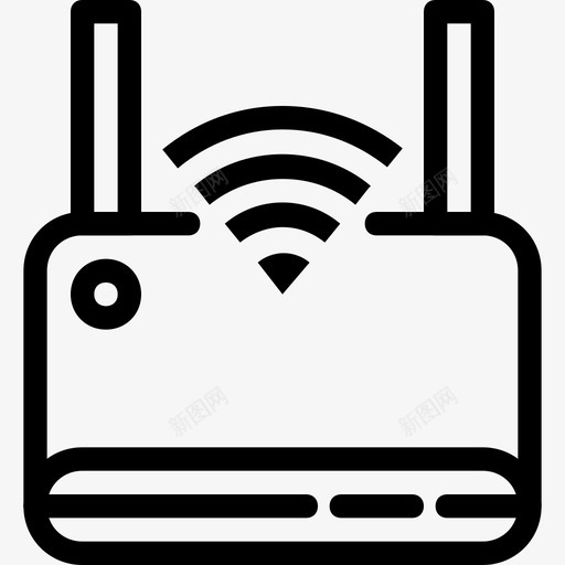 wifi路由器设备硬件svg_新图网 https://ixintu.com 路由器 设备 硬件 办公室 文具 技术 办公 套件