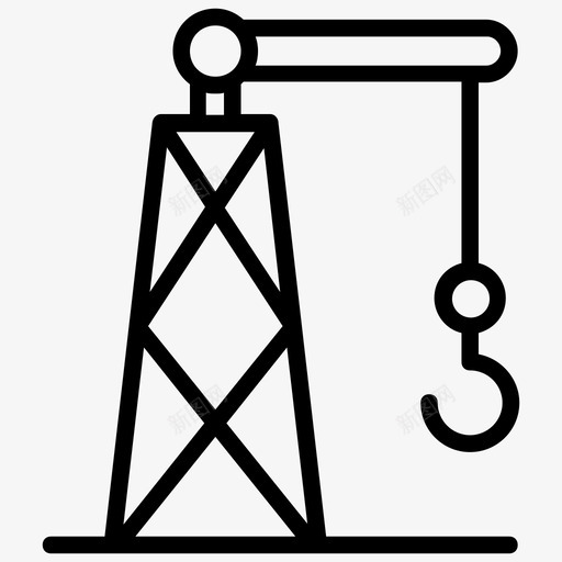 油泵千斤顶炼油厂油井千斤顶svg_新图网 https://ixintu.com 千斤顶 油泵 炼油厂 油井 油田 工业 过程 线图 图标