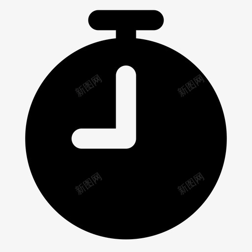 秒表9点秒表时间svg_新图网 https://ixintu.com 秒表 时间 计时器