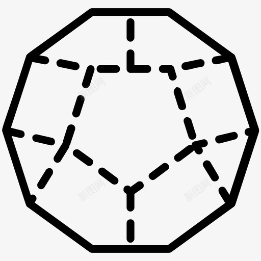 十二面体二维设计二维造型svg_新图网 https://ixintu.com 二维 造型 十二 面体 设计 三维设计 三维 几何 几何形 形状 五边形