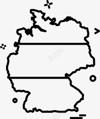 地图国家德国图标