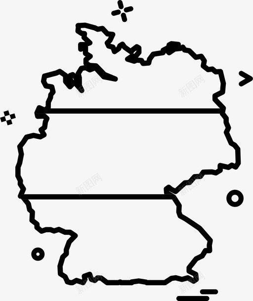 地图国家德国svg_新图网 https://ixintu.com 地图 国家 德国 世界