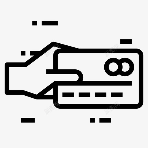 信用卡支付手工商务06svg_新图网 https://ixintu.com 信用卡 支付 手工 商务