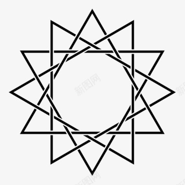 十二角结神秘星图标