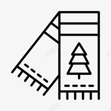 采购产品围巾圣诞节圣诞装饰品图标