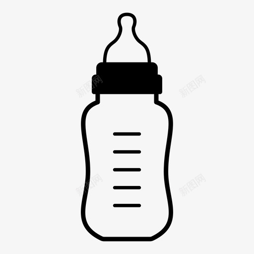 婴儿奶瓶婴儿新生儿svg_新图网 https://ixintu.com 婴儿 奶瓶 新生儿