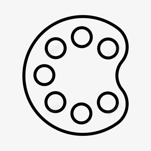 艺术调色板学术艺术课svg_新图网 https://ixintu.com 艺术 调色板 学术 教育 教育学 学习 学校