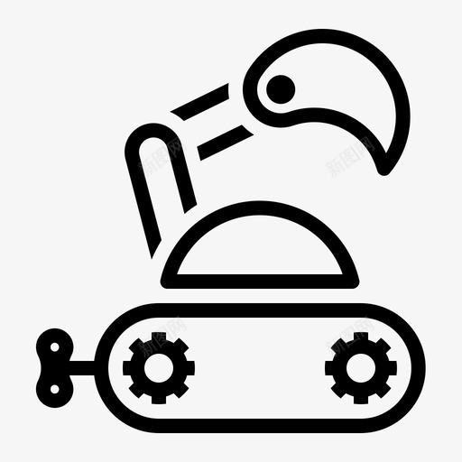 挖掘机玩具重型玩具svg_新图网 https://ixintu.com 玩具 挖掘机 重型 卡车 车辆 儿童玩具