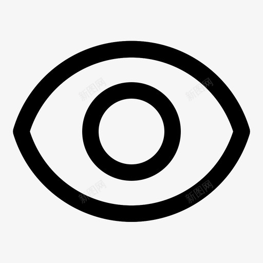 眼睛密码见svg_新图网 https://ixintu.com 用户界面 眼睛 密码