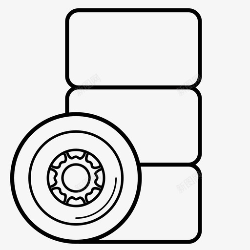 电动滑板轮长滑板配件svg_新图网 https://ixintu.com 滑板 电动 轮长 配件