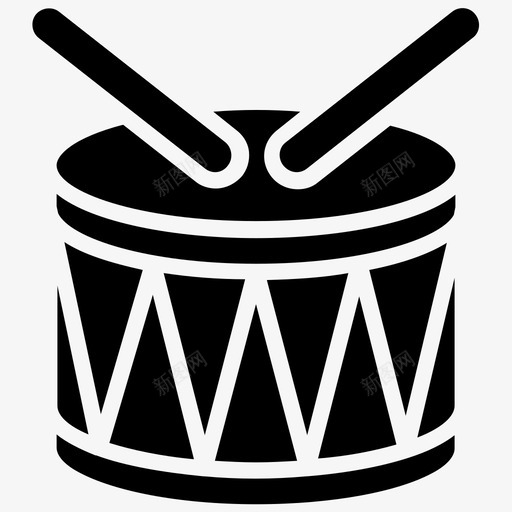 鼓套件鼓套乐器svg_新图网 https://ixintu.com 套件 鼓套 乐器 音乐 游乐园 雕文 图标
