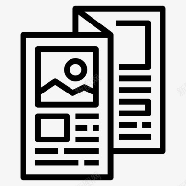 手册信息旅游图标