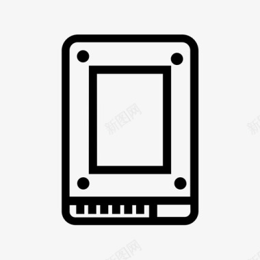固态硬盘计算机电子图标