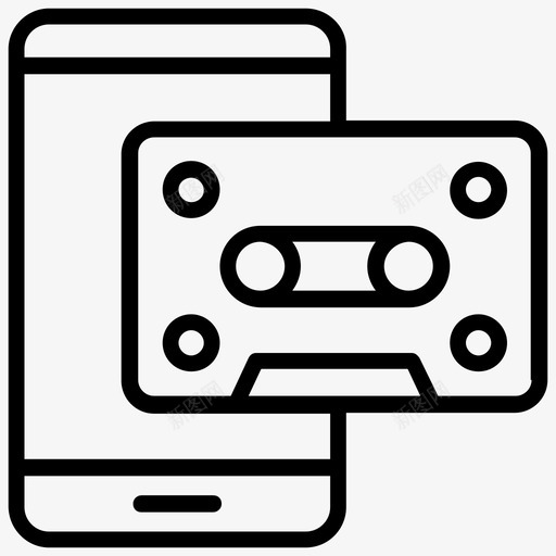 在线音乐音频音乐卡带播放器svg_新图网 https://ixintu.com 在线音乐 音乐 音频 卡带 播放器 卡式 高音 复古 嘻哈 线图 图标