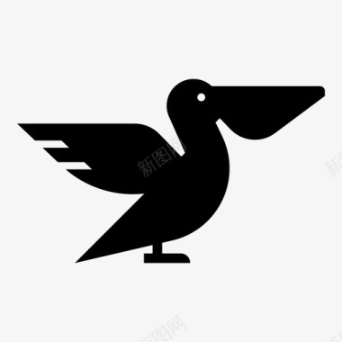 鹈鹕喙鸟图标